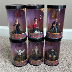 Harry Potter Hero Series Story Scope Set of 6 Vintage Enesco figures, New in Box